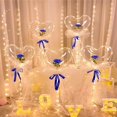 thumbnail image 3 of 1 Set LED Balloon Inflatable DIY Heart-shaped Transparent Valentine's Day LED Luminous Balloon Holiday Supplies -Blue, 3 of 7