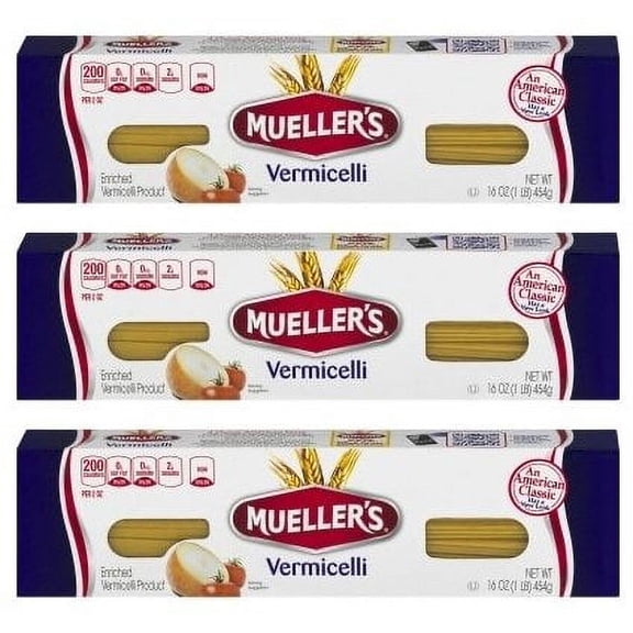 Mueller's Vermicelli Pasta, 16 oz (Pack of 3)