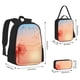 thumbnail image 2 of Easygdp The Sunset of Dandelion Mochila para Niños y Niñas con Set de Caja de Almuerzo y Estuche para Lápices 3 en 1, Mochila Escolar Estampada para Adolescentes, 2 of 7