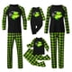 thumbnail image 1 of Conjuntos de pijamas navideños familiares a juego Grinch 2024, pijama de Grinch con parte superior y pantalones de pijama a cuadros, pijama de Grinch para niños y adultos para la familia, Hombres S, 1 of 4