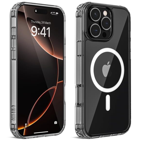 Funda para Celular ATLEKA para iPhone 16 Pro Max 6.9" Transparente con MagSafe