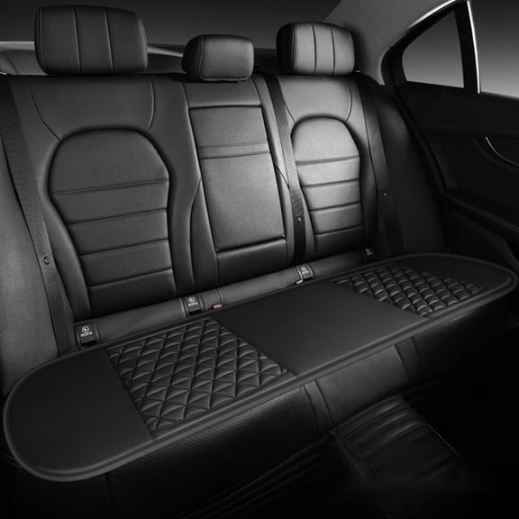 Violete Car rear seat cushion, gauze sponge gel, 52 x 17.3 in bench pad, breathable 3D support, fast heat dissipation, all-season comfort for summer cooling and winter warmth