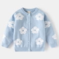 thumbnail image 2 of Plus Size Lightweight Girls Cardigan Button Down Long Sleeve Chunky Knit Sweater Fall Cute Outerwear Coat, 2 of 9