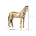 thumbnail image 3 of Vintage Brass Horse Statue Desktop Miniature Horse Figurine Decoration Detailed Tea Pet, 3 of 10