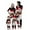 Multicolor Dad, variant on Christmas Onesie Pajamas Family Vacation Novelty One-piece Hooded Matching PJs Funny Santa Claus Print Sleepwear Nightwear Multicolor Dad