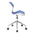 thumbnail image 3 of Techni Mobili Chaise de Bureau Moderne Réglable en Hauteur, Bleue, 3 of 6