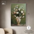 thumbnail image 5 of Beautiful Flowers in Vase Canvas Floral Vase Wall Art by Art Remedy, Silver Frame, 36" x 54", 5 of 7