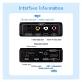 thumbnail image 2 of Professional 3RCA S-Video to High-Definition Bridge, PAL NTSC Video Hub, 2 of 6