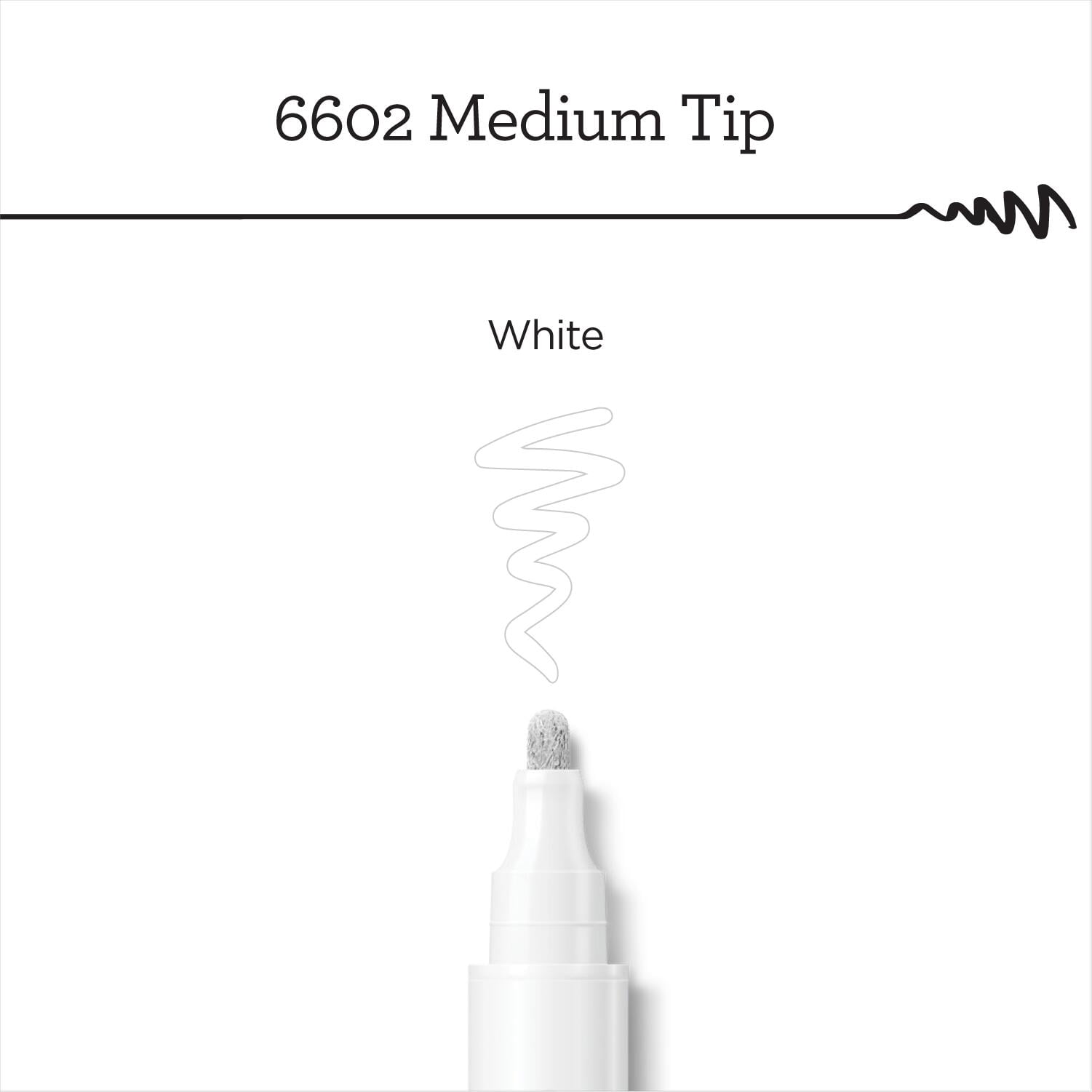 Apple Barrel Multi-Surface Medium Tip Paint Pen, White, 1 Piece