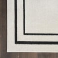 thumbnail image 5 of Nourison Essentials Indoor/Outdoor Ivory/Black 3' x 5' Area Rug, (3x5), 5 of 10
