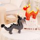 thumbnail image 4 of Year of 2024 Dragon Mascot Plush Doll Soft Stuffed Animal Doll 3D Standing Posture Chinese Zodiac Dr, 4 of 5