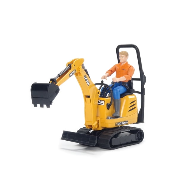 JCB Micro Excavator 8010 CTS And Construction Worker Walmart 