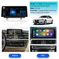 thumbnail image 2 of SNATEEN 8.8 inch Linux Carplay Screen/Radio/Multimedia Player for BMW 3/4 Series F30 F31 F32 F33 F34 F36 2013-2017 Universal Car Navigation/GPS Upgrade Headunit Display HD Touch Screen Replace System, 2 of 11