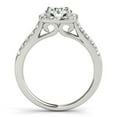 thumbnail image 2 of Sprico Jewel 1.9 Ct Brilliant Round Cut Halo Moissanite Ring - Moissanite in 14K White Gold Plated - Engagement Ring for Women - Wedding Band Eternity Ring with Accent Stones for Her, 2 of 2