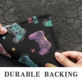 thumbnail image 6 of Colorful Controllers Games Icons Black Pattern Door Rugs,Washable Non Slip Door Mats Indoor,Decorative Door Mats,Entry Mat Indoor for Entrance,Bedroom,Kitchen,Bathroom,20"x32", 6 of 6