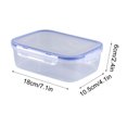 thumbnail image 3 of Food Storage Containers with Lids Airtight, Plastic Meal Prep Containers Reusable, Microwave/Freezer/Dishwasher Safe Clear Leakproof Fruit Vegetables Containers for Kitchen, 3 of 4