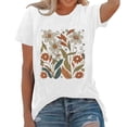 thumbnail image 2 of Wildflower Graphic Tees for Women 2026 Summer Casual Short Sleeve Crewneck T Shirts, 2 of 5