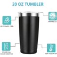 thumbnail image 2 of Good Luck Finding Better Coworker Than Us Travel Mug Tumbler.Coworker,Boss Day,Boss,Office Gifts,Leaving Appreciation Retirement Gifts for Boss Colleague Friend.(20 oz Black), 2 of 6