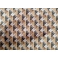 thumbnail image 4 of oneOone Cotton Cambric Light Brown Fabric Triangle Geometric Sewing Craft Projects Fabric Prints By Yard 42 Inch Wide, 4 of 4