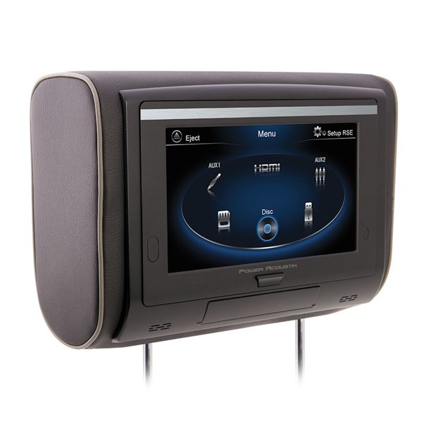 Power Acoustik HDVD94T Universal DVD Headrest With 9" LCD Touch Screen