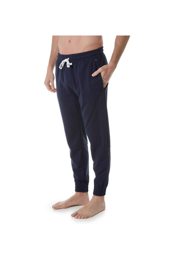 Men's Tommy Hilfiger 09T3306 Modern Essentials French Terry Lounge Pant (Dark Navy XL)
