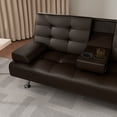 thumbnail image 6 of Koby Home Futon Sofa Bed Queen Couch Sectional Sleeper Sofas Couches for Living Room Browm, 6 of 9