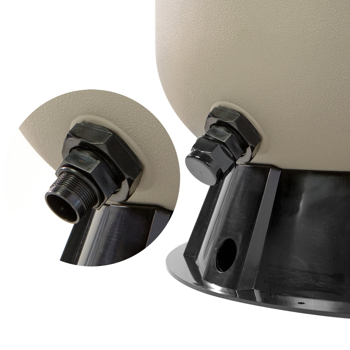 XtremepowerUS 24" Sand Filter Pump, Xtremepower Pool Pump for In-Ground & Above Ground Pools, 7-Way Valve