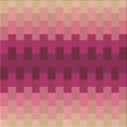 thumbnail image 1 of Ahgly Company Machine Washable Indoor Square Transitional Raspberry Red Area Rugs, 5' Square, 1 of 7