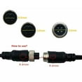 thumbnail image 5 of MYG CCTV 4 PIN Aviation to BNC RCA cable with Video, Audio and DC Power Camera cable, 5 of 5