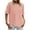 Rose, variante sur Tidyack , Blouse Décontractée pour Femme, Blouse d'Été à Manches Courtes, Matériau en Coton Respirant, Design Uni, pour le Quotidien, le Bureau et les Voyages, Légère et Confortable, T-Shirt Tendance