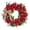Red, variant on NUPTIO Summer Wreath for Front Door - 26 Inch Pink Dahlia Orange Peony Large Spring Summer Front Door Wreath with Hanger