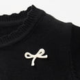 thumbnail image 6 of Trikvn Girls Shrug Sweaters Long Sleeve Cropped Bolero Jacket Cute Bow Embroidered Knit Button Down Cardigan Coat Outerwear for Wedding Party Dress Toddler Kids Wear, 6 of 6