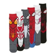 Spider-Man Men's Crew Socks, 6-Pack