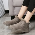 thumbnail image 5 of Xiaoxatg Women's Boots Comfortable and Cozy Real Wool Winter Boots for Warmth and Comfort 6 Khaki, 5 of 9