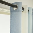 thumbnail image 3 of Pleasant Boulevard Classic Collection Faux Linen Blackout Grommet Curtains, 52" x 95", 2 Panels, 3 of 14