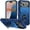 Blue, variant on MYKOMI Military Case for iPhone 17 Promax,Metal Kickstand & Slide Camera Cover,Multi-Layer Heavy Duty Full Body Shockproof Protection Hard Shell for 17iPhonePromax