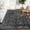 black, variant on Area Rugs for Living Room, Washable Rug with Non-Slip Backing, Modern Abstract Area Rug, Stain Resistant Rugs for Bedroom