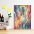 thumbnail image 4 of Galaxy Shiny Starry Sky Acrylic Clipboards A4 Standard Letter Size Clipboard 12.5" X 9" Clip Board for Students Teacher Office, 4 of 7