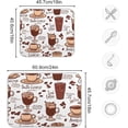 thumbnail image 3 of SKYSONIC Dish Drying Mats for Kitchen 16x18 inch Coffee Drying Pad Dish Drainer Mat Dish Drying Rack For Kitchen Counter, 3 of 6