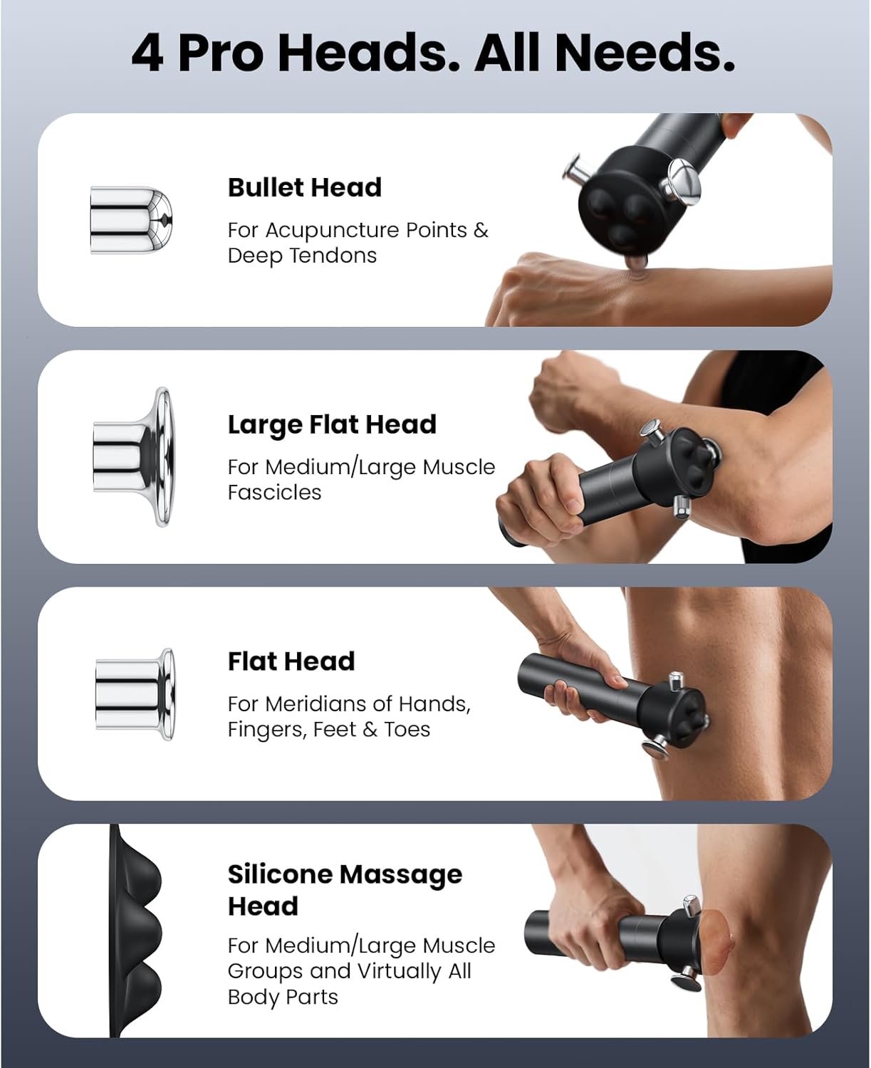 Bob and Brad VibeFlow Vibration Therapy Massager, 160Hz Deep Tissue Massager, Portable Handheld for Muscle Full Body Trigger Point, FSA HSA Eligible, Idea Gift