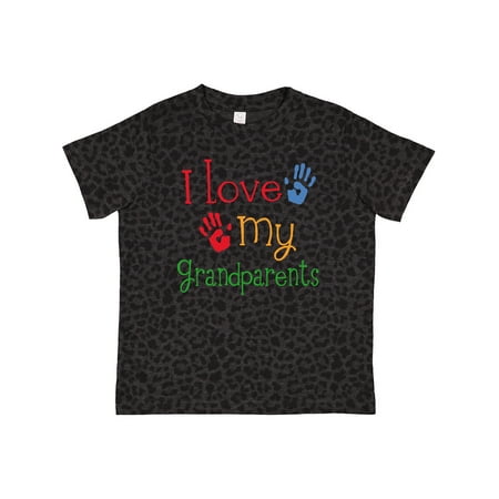 

Inktastic I Love My Grandparents Gift Toddler Boy or Toddler Girl T-Shirt