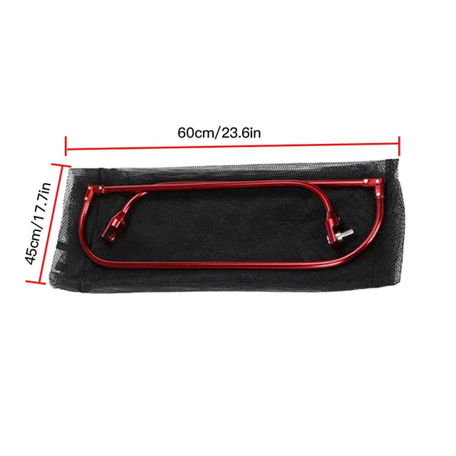 Xingzhi Filet de Pêche Pliant Extérieur Pliable Télescopique Filet de Pêche Pliable Filet de Débarquement Alliage d'Aluminium Manche Extensible Maille de Pêche Grand