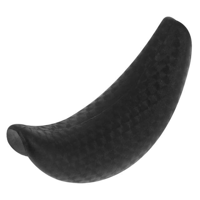 SHISUYAN U Shaped Neck Rest Pillow for Beauty Store Black PVC Material Waterproof and Durable
