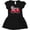 AB-Black, variant on Inktastic Easter Red Firetruck with Pink Hearts Girls Baby Dress
