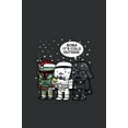 thumbnail image 2 of Women's Star Wars Christmas Boba It's Cold Outside  Racerback Tank Top Black Heather X Large, 2 of 4