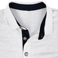 thumbnail image 4 of BXINGOHAI Mens Henley Shirts Short Sleeve Summer Tops, Men's Casual Classic Tees T Shirt with Front Pocket for Men White,L, 4 of 4