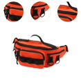 thumbnail image 6 of figatia Fishing Tackle Bag Chest Pack Oxford Pack Crossbody Organizer Waist Pack Fishing Bag Fishing Fanny Pack Camping Outdoor Orange, 6 of 8
