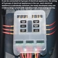 thumbnail image 3 of Riwesomey Soporte Universal para caja de fusibles de coche, 6 vías, distribución de bloques de fusibles, interruptor de conector de fusible Vehículos, repuestos y accesorios Mis, 3 of 6