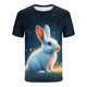 thumbnail image 5 of Tops para hombre, blusas y camisas de manga corta con cuello redondo para hombre, jersey informal con cuello redondo y estampado de Pascua para hombre, camisetas deportivas de manga corta, blusas de p, 5 of 5