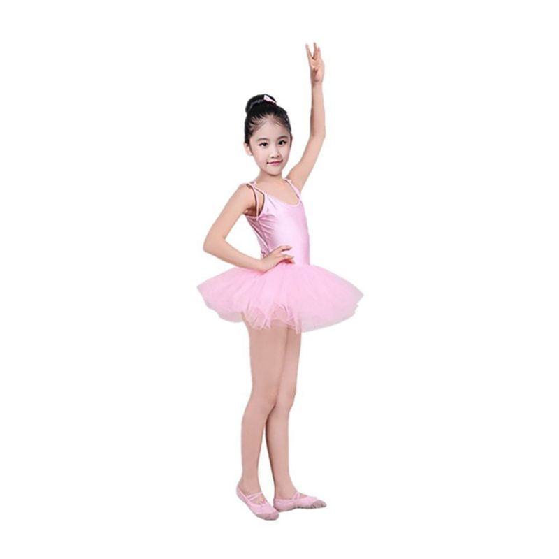 iiniim Kids Girls Cutout Back Ballet Dance Tutu Dress Leotard Skirt Ballerina Dancewear Costumes 